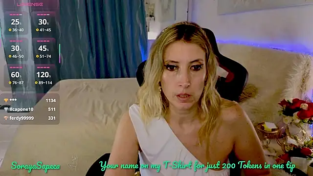 SorayaSapeca live sex cam
