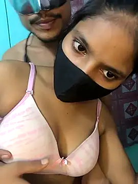 Antique-stickchart-couple's web cam