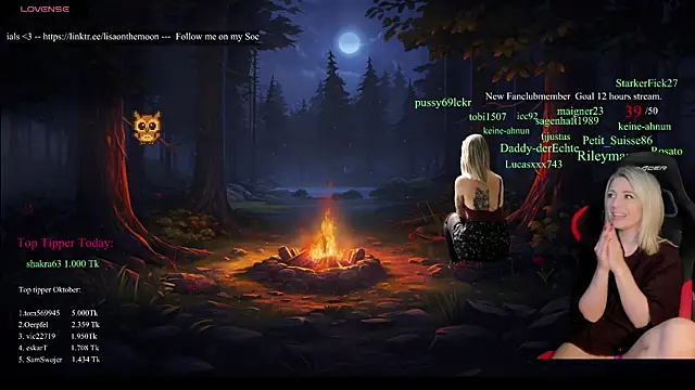 Lisaonthemoon live sex cam