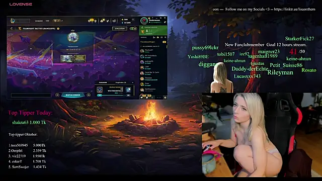 Lisaonthemoon live sex cam