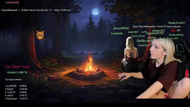 Lisaonthemoon live sex cam