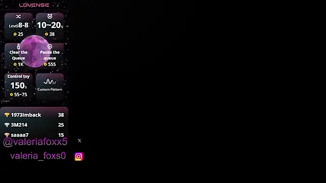valeriafoxx3 live sex cam