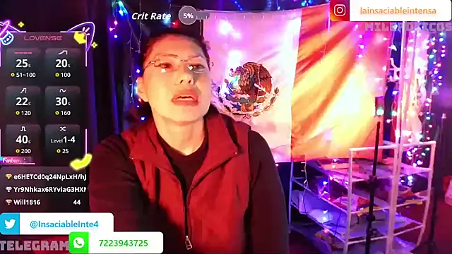 LaInsaciableIntensa live sex cam