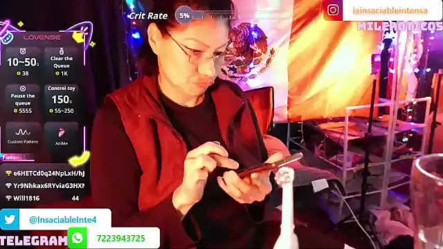 LaInsaciableIntensa's cam snapshot