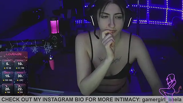 Gamergirl-Linela live sex cam
