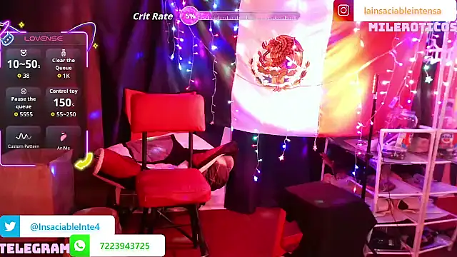 LaInsaciableIntensa live sex cam