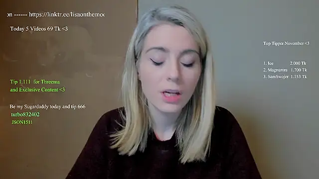 Lisaonthemoon live sex cam