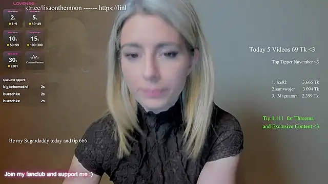 Lisaonthemoon live sex cam