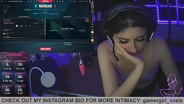 Gamergirl-Linela live sex cam