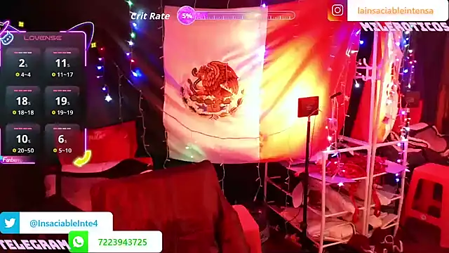 LaInsaciableIntensa live sex cam