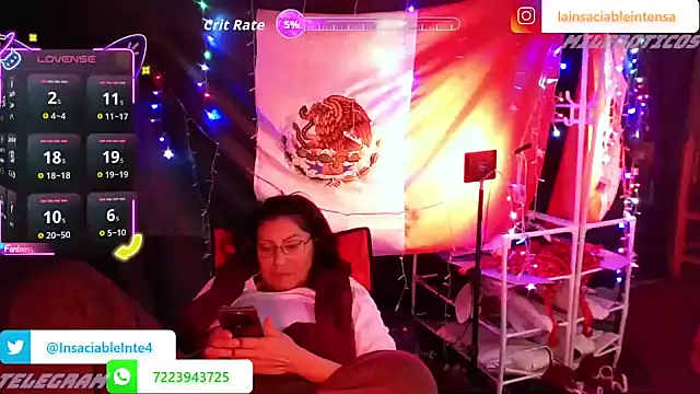 LaInsaciableIntensa live sex cam