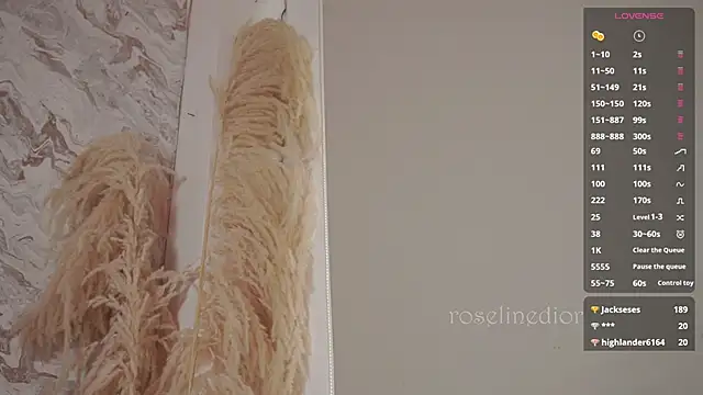 roselinedior live sex cam