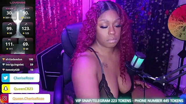 cheriserozequeen's cam snapshot