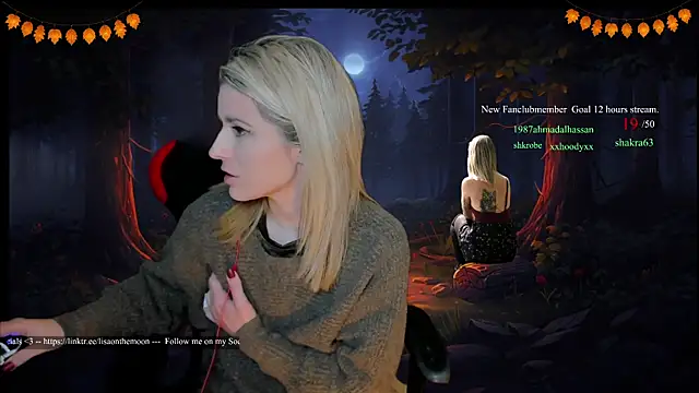 Lisaonthemoon live sex cam