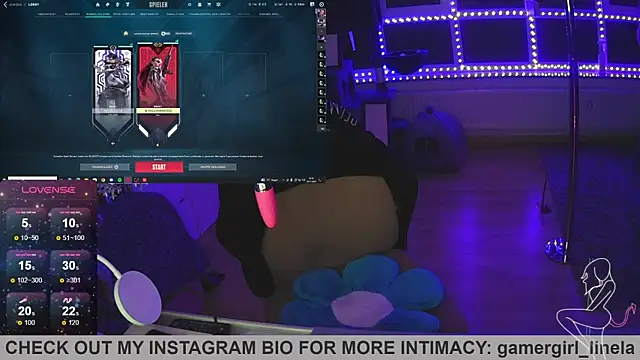 Gamergirl-Linela live sex cam