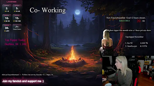 Lisaonthemoon live sex cam