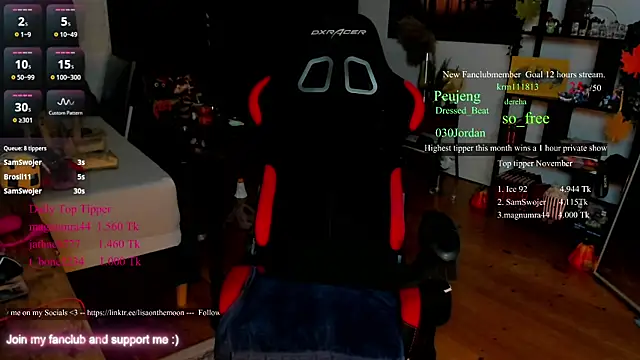 Lisaonthemoon live sex cam