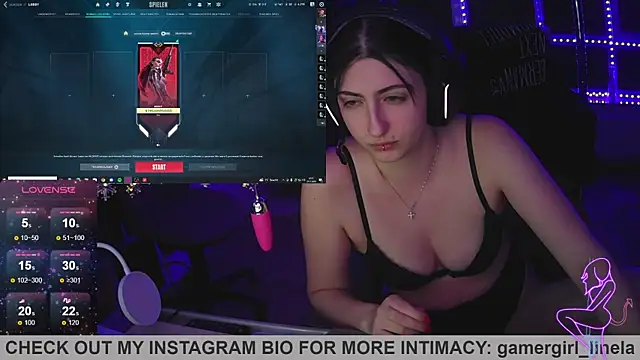 Gamergirl-Linela live sex cam