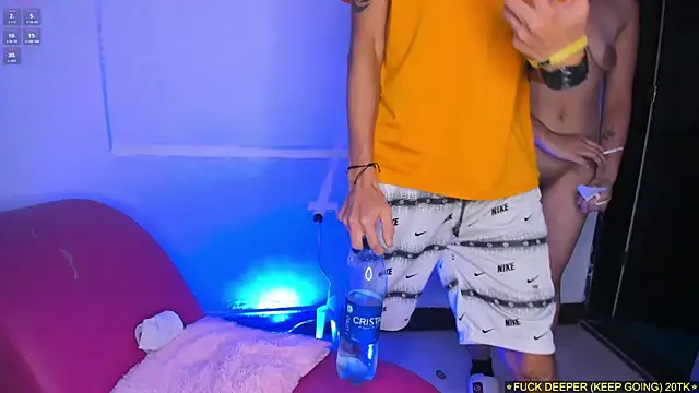 Threesome-no-mercy live sex cam