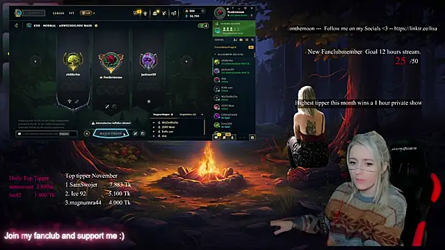 Lisaonthemoon live sex cam