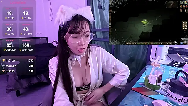 Linbaibai live sex cam