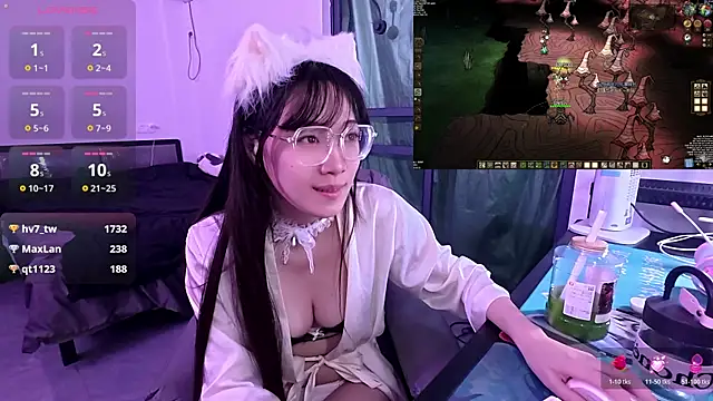 Linbaibai live sex cam