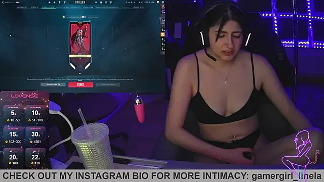 Gamergirl-Linela live sex cam