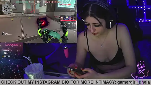 Gamergirl-Linela live sex cam