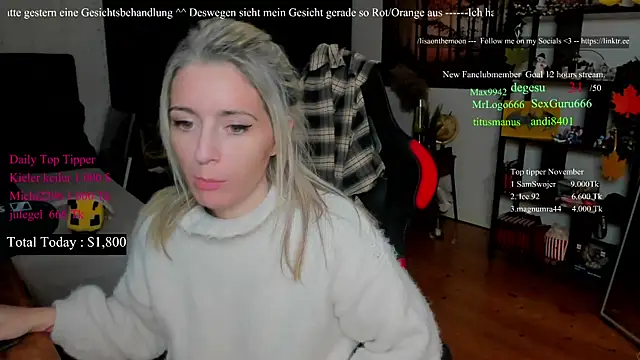 Lisaonthemoon live sex cam