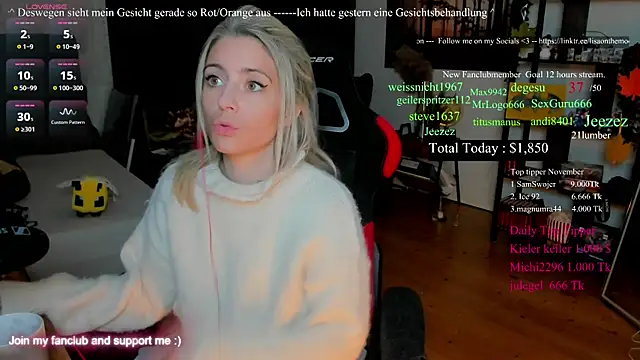 Lisaonthemoon live sex cam