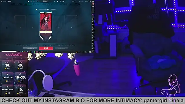 Gamergirl-Linela live sex cam
