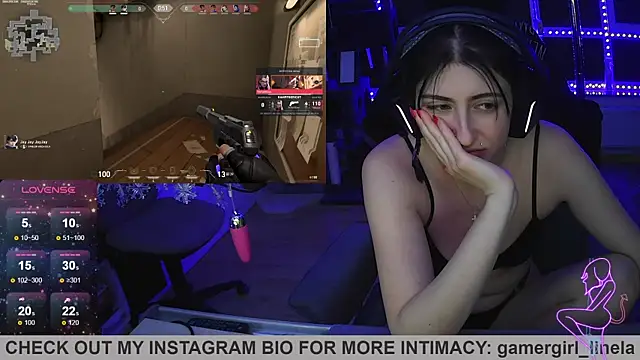 Gamergirl-Linela live sex cam