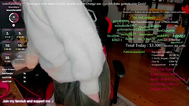 Lisaonthemoon live sex cam