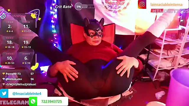 LaInsaciableIntensa live sex cam