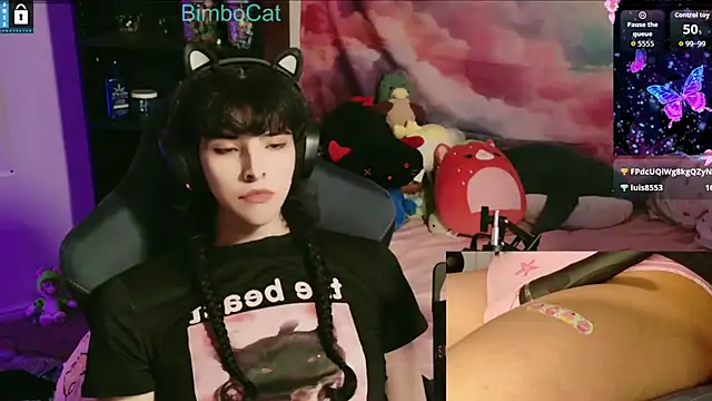BimboCat live sex cam