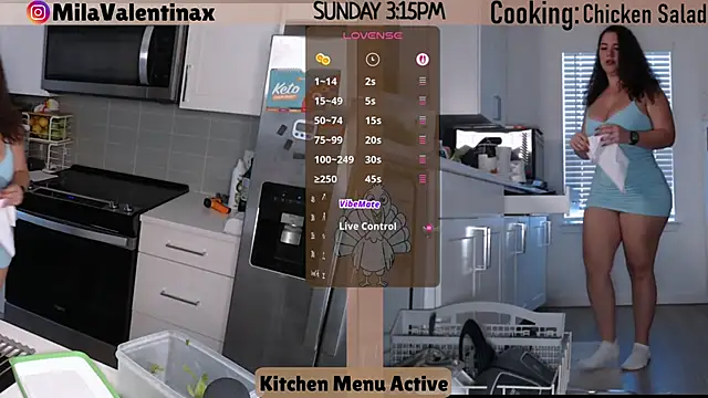 MilaValentina live sex cam