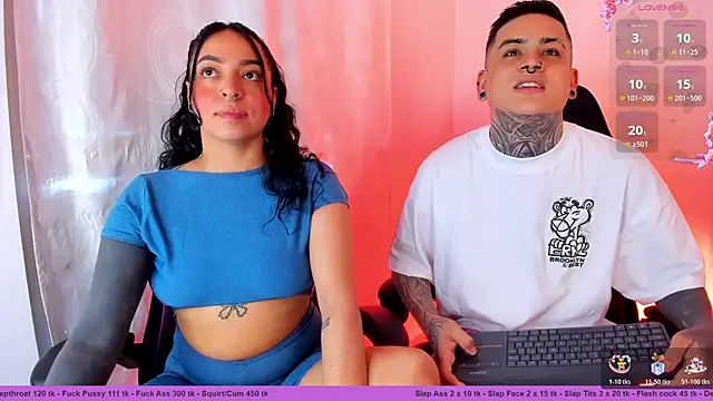 Sarahandzack live sex cam