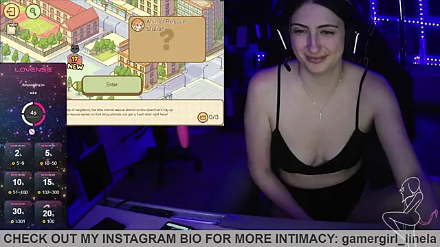 Gamergirl-Linela live sex cam