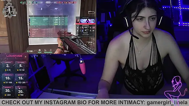 Gamergirl-Linela live sex cam