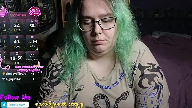 JannetPie's cam snapshot