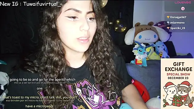 TuWaifuVirtual1's cam snapshot