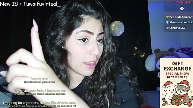 TuWaifuVirtual1's cam snapshot