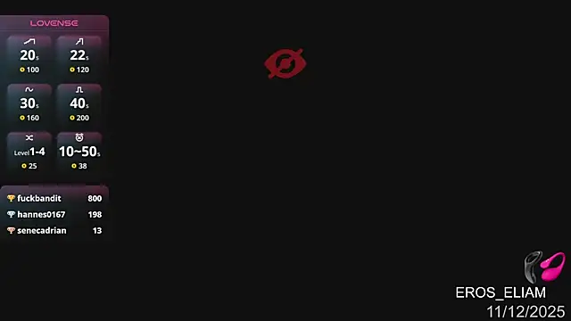 eroseliam's cam snapshot