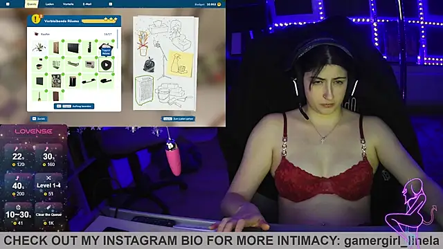 Gamergirl-Linela live sex cam