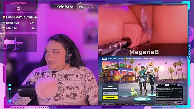 MegariaB live sex cam