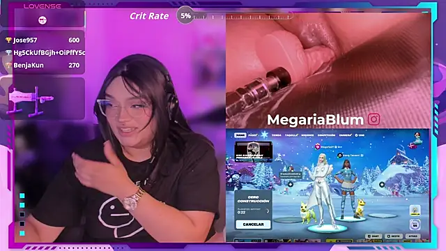 MegariaB live sex cam
