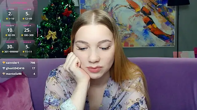 FloraBonde live sex cam