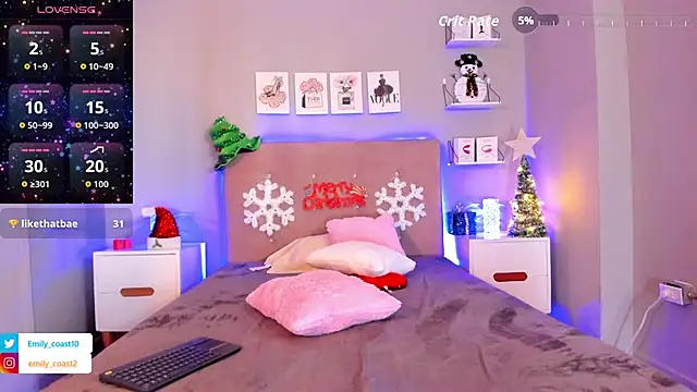 EmilyCoast-1's cam snapshot