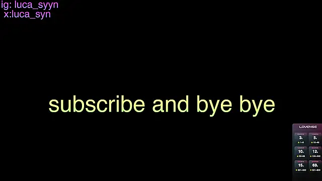 luca_syn's cam snapshot