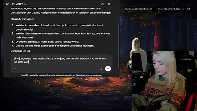 Lisaonthemoon's cam snapshot